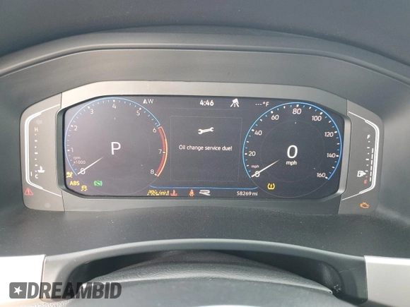 2021 Volkswagen Atlas SEL Premium R-Line with VIN 1V2FR2CA5MC541449, listed as a Copart auction lot 62304135 with 58,269 mi miles and Salvage title. Bid and sale history available at DreamBid. Image 9.