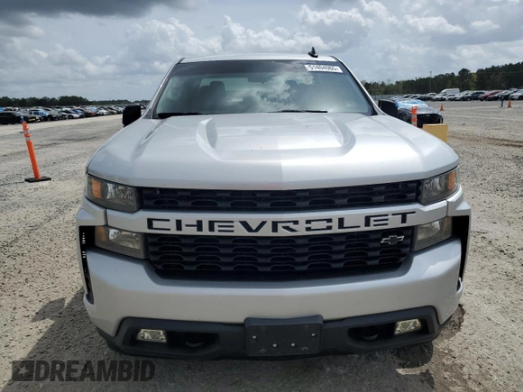 2022 Chevrolet Silverado 1500 Custom with VIN 1GCPWBEK7NZ231791, listed as a Copart auction lot 51404965 with 66,456 mi miles and Salvage Title. Bid and sale history available at DreamBid. Image 5.