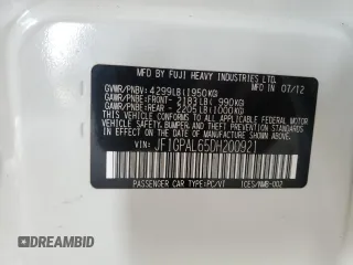 2013 Subaru Impreza Special Sports Premium with VIN JF1GPAL65DH200921, listed as a Copart auction lot 60125315 with 104,856 mi miles and Salvage title. Bid and sale history available at DreamBid. Image 13.