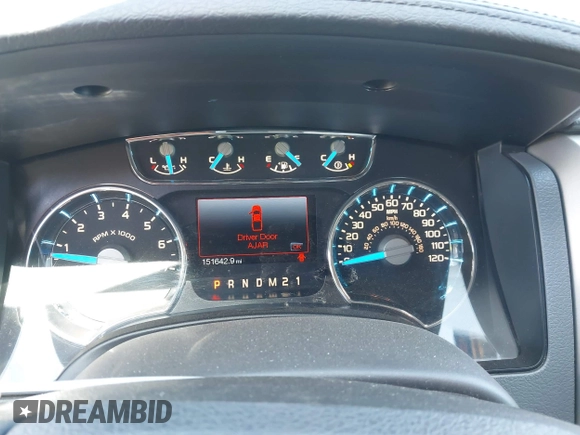 2014 Ford F-150 XL with VIN 1FTFW1EF4EKF03876, listed as a IAAI auction lot 41871706 with 151,642 mi miles. Bid and sale history available at carsss.com. Image 7.