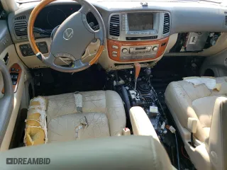 2007 Lexus LX 470 with VIN JTJHT00W774022270, listed as a Copart auction lot 76080954 with 175,087 mi miles and Clean Title. Bid and sale history available at carsss.com. Image 8.
