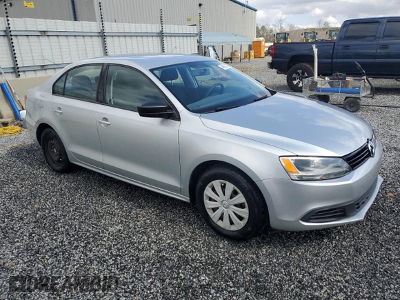 2011 Volkswagen Jetta Sedan S with VIN 3VW1K7AJ0BM306403, listed as a Copart auction lot 46813155 with 90,191 mi miles and Salvage Title. Bid and sale history available at carsss.com. Image 4.
