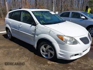 2007 Pontiac Vibe with VIN 5Y2SL658X7Z432019, listed as a IAAI auction lot 41822233 with 238,355 mi miles. Bid and sale history available at carsss.com. Image 1.