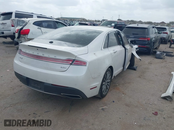 2017 Lincoln MKZ Hybrid Premiere with VIN 3LN6L5KU8HR629821, listed as a IAAI auction lot 41746310 with 106,941 mi miles. Bid and sale history available at carsss.com. Image 4.