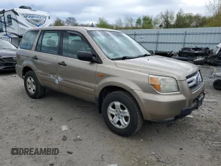 2006 Honda Pilot LX with VIN 2HKYF18166H504228, listed as a Copart auction lot 54903525 with 205,922 mi miles and Clean Title. Bid and sale history available at carsss.com. Image 4.