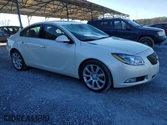 2012 Buick Regal Turbo Premium 3 with VIN 2G4GU5GV3C9176791, listed as a Copart auction lot 83197974 with 179,924 mi miles and Salvage title. Bid and sale history available at DreamBid. Image 4.