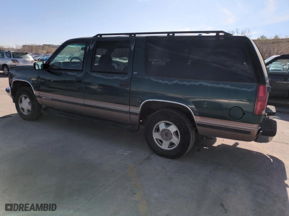 1996 GMC Suburban with VIN 1GKFK16R0TJ729179, listed as a Copart auction lot 51996035 with 206,230 mi miles and Salvage Title. Bid and sale history available at carsss.com. Image 2.
