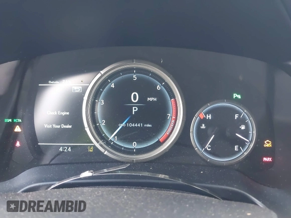 2019 Lexus RX 350 с VIN 2T2BZMCA3KC186955, выставлен на аукционе IAAI как лот 41711787 с пробегом 104 441 миль миль и . История ставок и продаж доступна на DreamBid. Изображение 7.