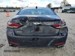 2016 Hyundai Genesis 3.8L with VIN KMHGN4JE6GU132566, listed as a Copart auction lot 74428234 with 70,891 mi miles and Salvage Title. Bid and sale history available at carsss.com. Image 6.