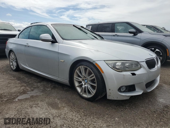 2012 BMW 3 Series 335i with VIN WBADX7C59CE744682, listed as a Copart auction lot 74878334 with Not provided miles and Salvage title. Bid and sale history available at DreamBid. Image 4.