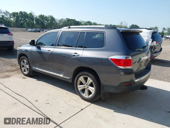 2012 Toyota Highlander Limited with VIN 5TDDK3EH8CS153044, listed as a IAAI auction lot 42565569 with 156,381 mi miles and . Bid and sale history available at DreamBid. Image 3.