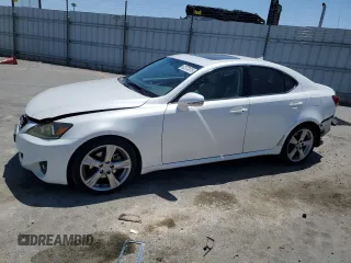 2011 Lexus IS 250 with VIN JTHBF5C28B5150072, listed as a Copart auction lot 62573375 with 119,277 mi miles and Salvage title. Bid and sale history available at DreamBid. Image 1.