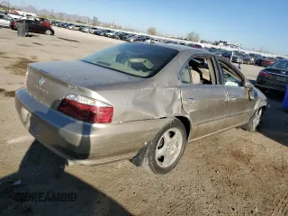 2003 Acura TL w/Navigation System with VIN 19UUA56783A078381, listed as a Copart auction lot 46365015 with 206,307 mi miles and Salvage Title. Bid and sale history available at carsss.com. Image 3.