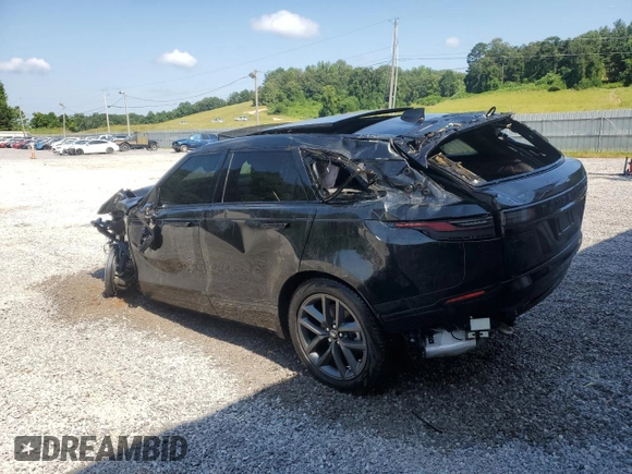 2024 Land Rover Range Rover Velar Dynamic SE with VIN SALYL2EX9RA368348, listed as a Copart auction lot 54782205 with 24,304 mi miles and Salvage title. Bid and sale history available at DreamBid. Image 2.