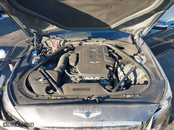 2018 Genesis G80 3.8L with VIN KMHGN4JE7JU262623, listed as a IAAI auction lot 41230215 with 94,006 mi miles. Bid and sale history available at carsss.com. Image 10.