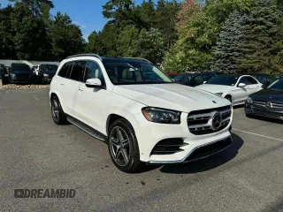 2020 Mercedes-Benz GLS with VIN 4JGFF8GE1LA176610, listed as a Copart auction lot 76275634 with 133,142 mi miles and Clean Title. Bid and sale history available at carsss.com. Image 1.