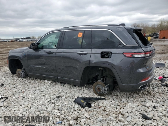 2022 Jeep Grand Cherokee Overland with VIN 1C4RJYD65N8716340, listed as a Copart auction lot 53912675 with Not provided miles and Salvage title. Bid and sale history available at DreamBid. Image 2.