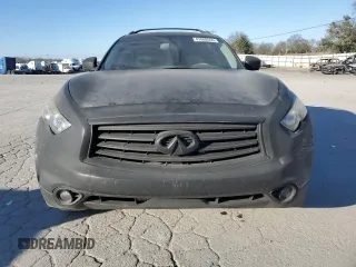 2016 Infiniti QX70 with VIN JN8CS1MU8GM670655, listed as a Copart auction lot 47000555 with 152,574 mi miles and Salvage Title. Bid and sale history available at DreamBid. Image 5.