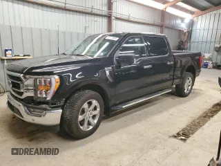 2022 Ford F-150 XL with VIN 1FTFW1E8XNKD98360, listed as a Copart auction lot 52125665 with 53,223 mi miles and Salvage Title. Bid and sale history available at DreamBid. Image 1.