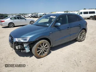 2018 Audi Q3 Premium with VIN WA1BCCFS0JR021609, listed as a Copart auction lot 52303895 with 63,611 mi miles and Salvage Title. Bid and sale history available at carsss.com. Image 1.