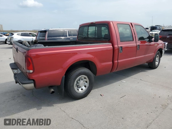2003 Ford Super Duty F-250 XL with VIN 1FTNW20F03EB10672, listed as a Copart auction lot 65245904 with 234,956 mi miles and Salvage Title. Bid and sale history available at carsss.com. Image 3.