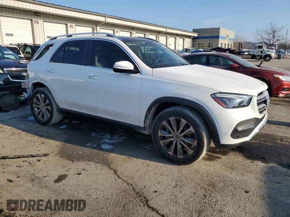2021 Mercedes-Benz GLE 350 with VIN 4JGFB4KB5MA410086, listed as a Copart auction lot 88860435 with 19,787 mi miles and Salvage title. Bid and sale history available at DreamBid. Image 4.