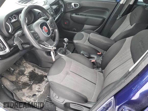 2015 FIAT 500L Urbana Trekking with VIN ZFBCFADH9FZ034057, listed as a Copart auction lot 43781215 with 120,423 mi miles and Salvage Title. Bid and sale history available at DreamBid. Image 7.