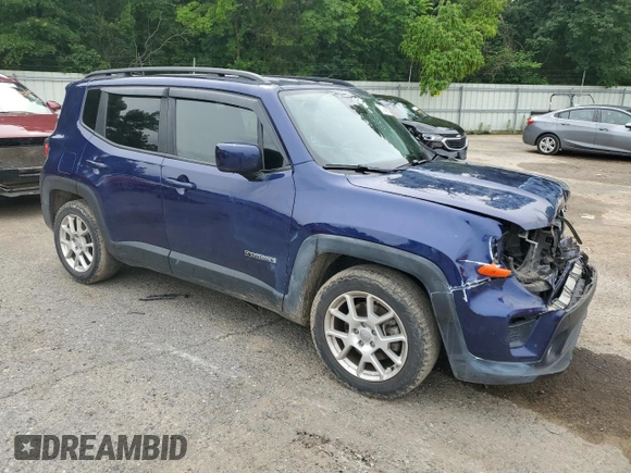 2020 Jeep Renegade Latitude with VIN ZACNJABB3LPL01302, listed as a Copart auction lot 57945085 with 101,515 mi miles and Salvage title. Bid and sale history available at DreamBid. Image 4.
