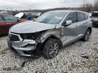 2020 Acura RDX w/Technology Pkg with VIN 5J8TC1H59LL004742, listed as a Copart auction lot 42829615 with 34,790 mi miles and Salvage Title. Bid and sale history available at carsss.com. Image 1.