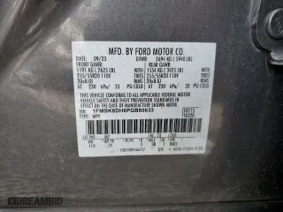 2023 Ford Explorer XLT with VIN 1FMSK8DH6PGB80633, listed as a Copart auction lot 48258395 with 14,965 mi miles and Salvage Title. Bid and sale history available at carsss.com. Image 12.