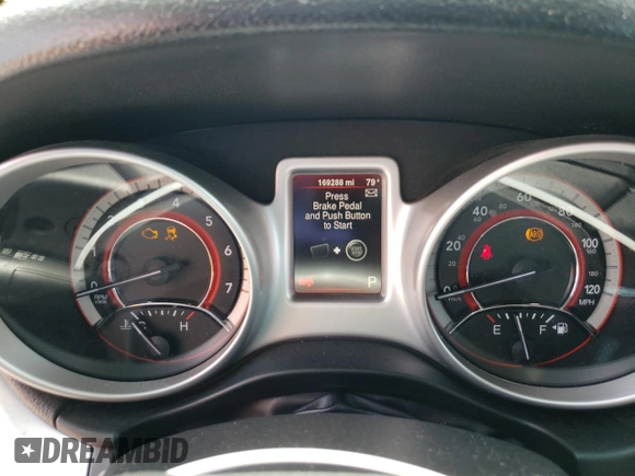 2015 Dodge Journey American Value with VIN 3C4PDCAB2FT547836, listed as a Copart auction lot 54337615 with 169,288 mi miles and Salvage Title. Bid and sale history available at DreamBid. Image 9.