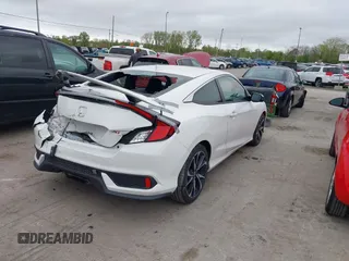 2018 Honda Civic Si z VIN 2HGFC3A59JH756468, wystawiony jako IAAI lot #42220690 z przebiegiem 80 526 mil mil oraz . Historia ofert i sprzedaży dostępna na DreamBid. Obrazek 4.