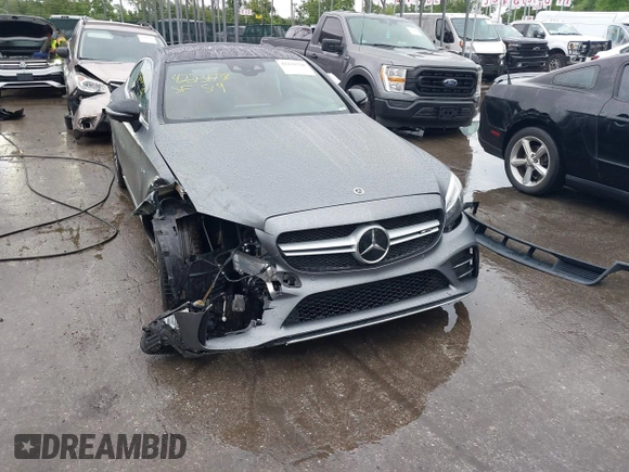 2023 Mercedes-Benz C 43 AMG with VIN W1KWJ6EB3PG118300, listed as a IAAI auction lot 42231738 with 43,304 mi miles and . Bid and sale history available at DreamBid. Image 6.
