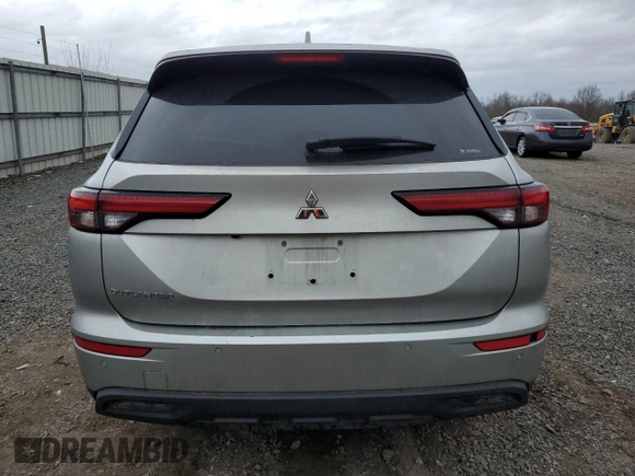 2022 Mitsubishi Outlander ES with VIN JA4J4TA89NZ027936, listed as a Copart auction lot 47934545 with 37,217 mi miles and Salvage Title. Bid and sale history available at carsss.com. Image 6.