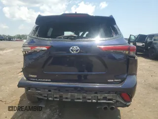 2021 Toyota Highlander XSE with VIN 5TDJZRBH1MS059191, listed as a Copart auction lot 61137125 with 44,747 mi miles and Salvage title. Bid and sale history available at DreamBid. Image 6.