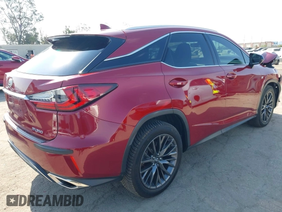 2016 Lexus RX 350 with VIN 2T2BZMCA9GC013433, listed as a IAAI auction lot 42781697 with 90,005 mi miles and . Bid and sale history available at DreamBid. Image 4.