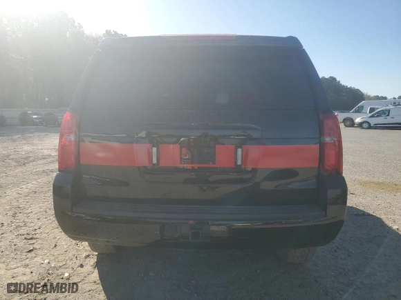 2018 Chevrolet Tahoe Commercial with VIN 1GNSKFEC3JR276928, listed as a Copart auction lot 48980425 with 50,206 mi miles and Salvage Title. Bid and sale history available at carsss.com. Image 6.