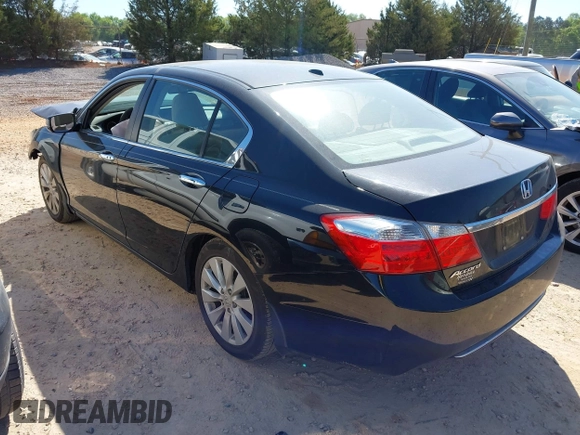 2013 Honda Accord Sdn EX-L with VIN 1HGCR2F89DA207063, listed as a IAAI auction lot 42021702 with 65,071 mi miles. Bid and sale history available at carsss.com. Image 3.