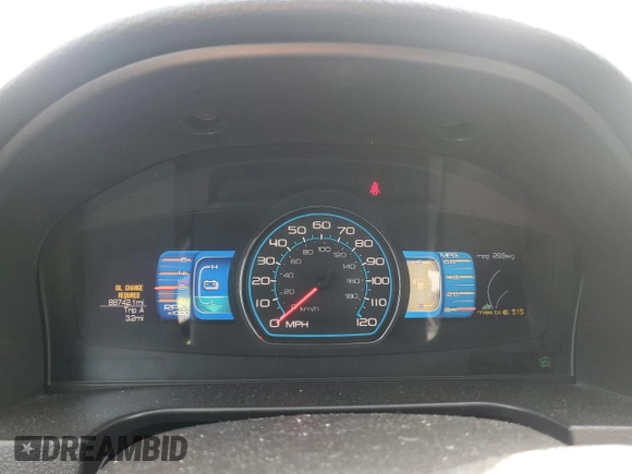 2010 Ford Fusion Hybrid with VIN 3FADP0L38AR303005, listed as a Copart auction lot 49914335 with 88,742 mi miles and Salvage Title. Bid and sale history available at carsss.com. Image 9.