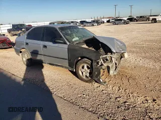 1998 Honda Civic LX with VIN 1HGEJ6577WL049846, listed as a Copart auction lot 72406804 with 199,514 mi miles and Salvage Title. Bid and sale history available at carsss.com. Image 10.
