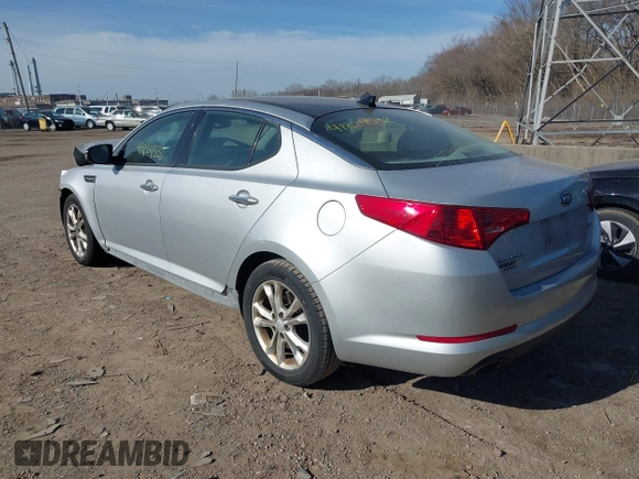 2012 Kia Optima EX with VIN 5XXGN4A72CG010664, listed as a IAAI auction lot 41824532 with 154,707 mi miles. Bid and sale history available at carsss.com. Image 3.