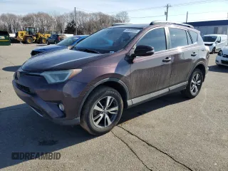 2018 Toyota RAV4 XLE with VIN 2T3WFREVXJW461897, listed as a Copart auction lot 48459355 with 159,479 mi miles and Salvage Title. Bid and sale history available at DreamBid. Image 1.
