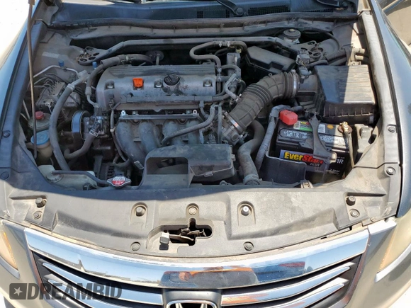2012 Honda Accord EX with VIN 1HGCP2F77CA165598, listed as a Copart auction lot 61184235 with 163,258 mi miles and Salvage title. Bid and sale history available at DreamBid. Image 11.