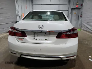 2016 Honda Accord Sedan LX with VIN 1HGCR2F31GA207017, listed as a Copart auction lot 46866595 with 225,260 mi miles and Salvage Title. Bid and sale history available at carsss.com. Image 6.