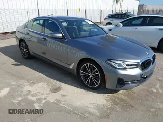 2021 BMW 5 Series 530e with VIN WBA13AG08MCG67152, listed as a IAAI auction lot 42619409 with 42,705 mi miles and . Bid and sale history available at DreamBid. Image 1.