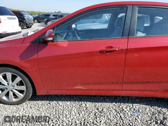 2013 Hyundai Accent SE with VIN KMHCU5AE0DU121047, listed as a Copart auction lot 52648035 with 42,655 mi miles and Salvage Title. Bid and sale history available at carsss.com. Image 12.