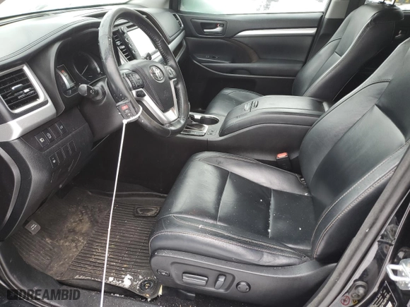2017 Toyota Highlander XLE with VIN 5TDJZRFH3HS385221, listed as a Copart auction lot 43508435 with 87,838 mi miles and Salvage Title. Bid and sale history available at carsss.com. Image 7.