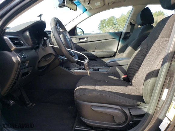 2019 Kia Optima LX with VIN 5XXGT4L31KG299387, listed as a Copart auction lot 50360365 with 0 mi miles and Salvage Title. Bid and sale history available at carsss.com. Image 7.
