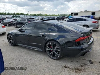 2022 Audi RS 7 z VIN WUAPCBF27NN905150, wystawiony jako Copart lot #55993395 z przebiegiem 30 948 mil mil oraz Szkody całkowita. Historia ofert i sprzedaży dostępna na DreamBid. Obrazek 2.