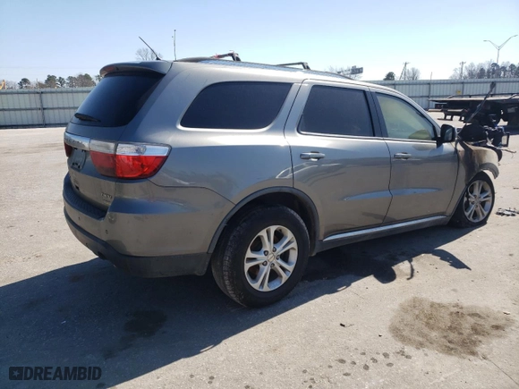 2011 Dodge Durango Crew with VIN 1D4RD4GG4BC697425, listed as a Copart auction lot 46029735 with 0 mi miles and Salvage Title. Bid and sale history available at carsss.com. Image 3.